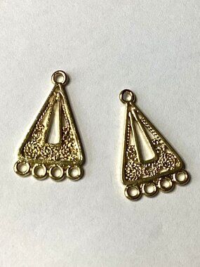 2 Chandelier Pendants Drop Earrings Jewelry Making Crafts Crafting